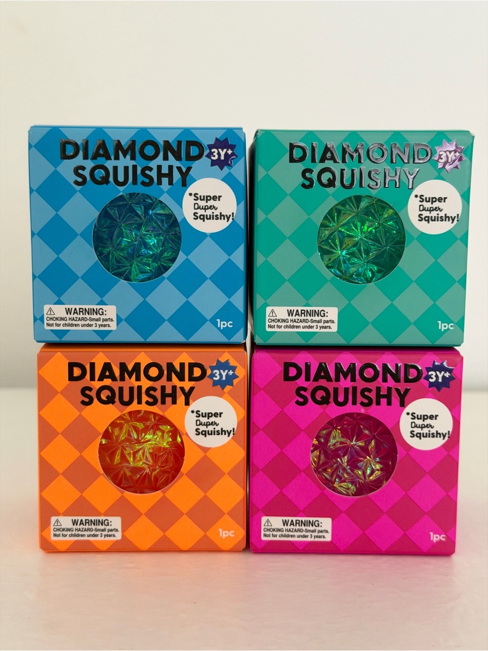 J'adore Diamond Squishy Bundle (Set of 4)